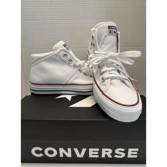 Converse Chuck Taylor Sz 9 All Star Madison Mid White Women's Lace up New - Picture 3 of 15
